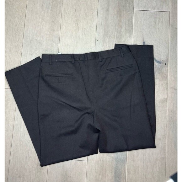 GRUPPO ARTIGIANI Men DRESS PANTS SIZE 34 X 29 WOOL Brown MADE IN ITALY - Picture 7 of 15